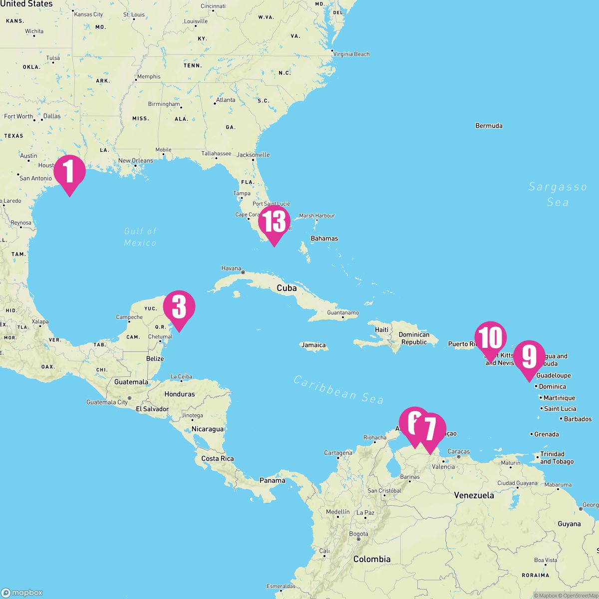 12 Night Caribbean Islander Repositioning (Galveston To Ft. Lauderdale)