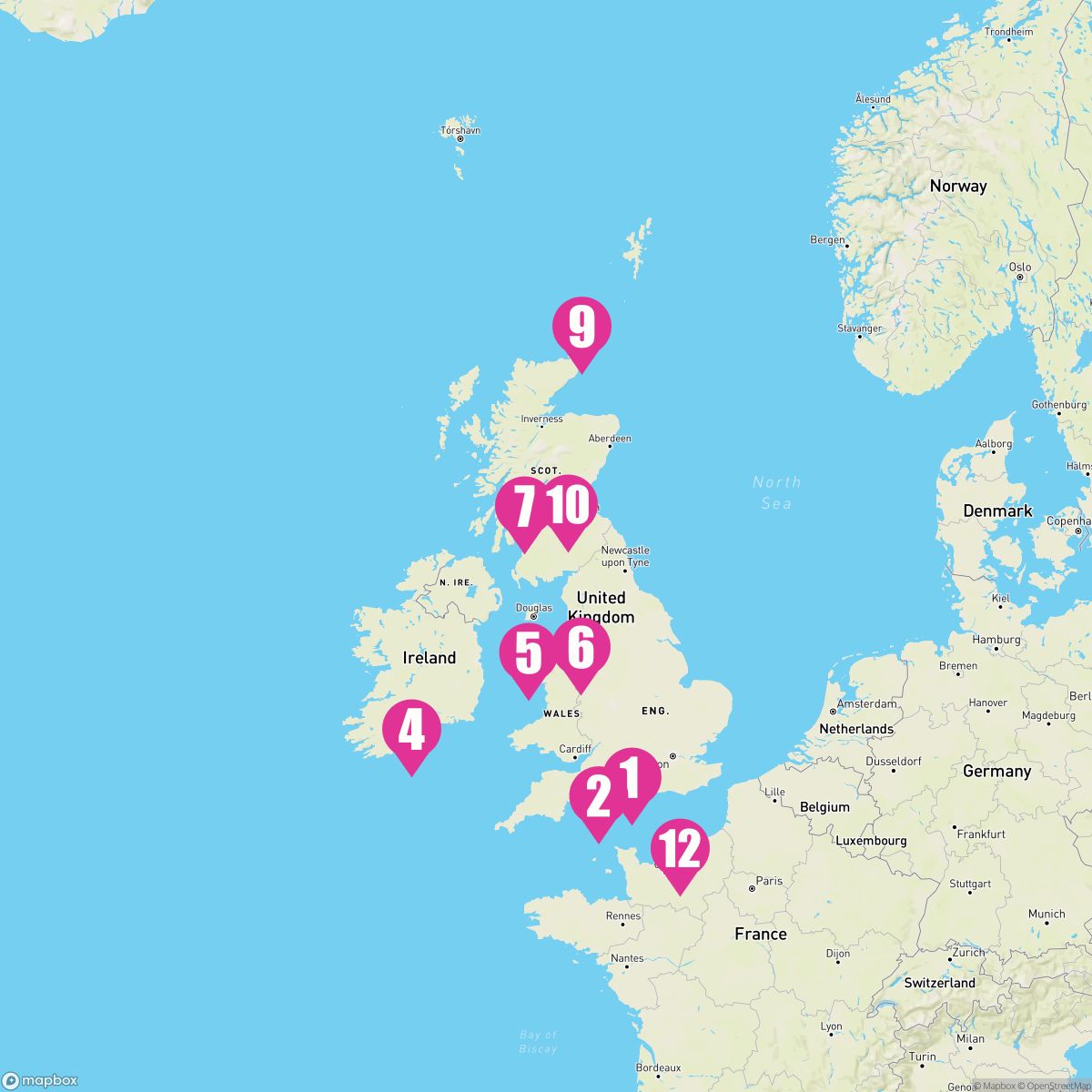 12 Night British Isles (Southampton Roundtrip)