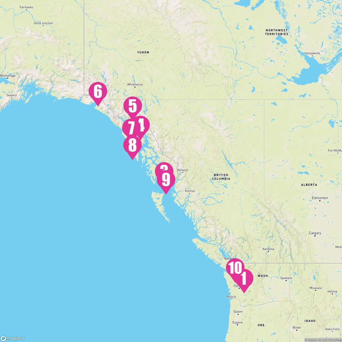 10 Night Radiant Alaska (Seattle Roundtrip)