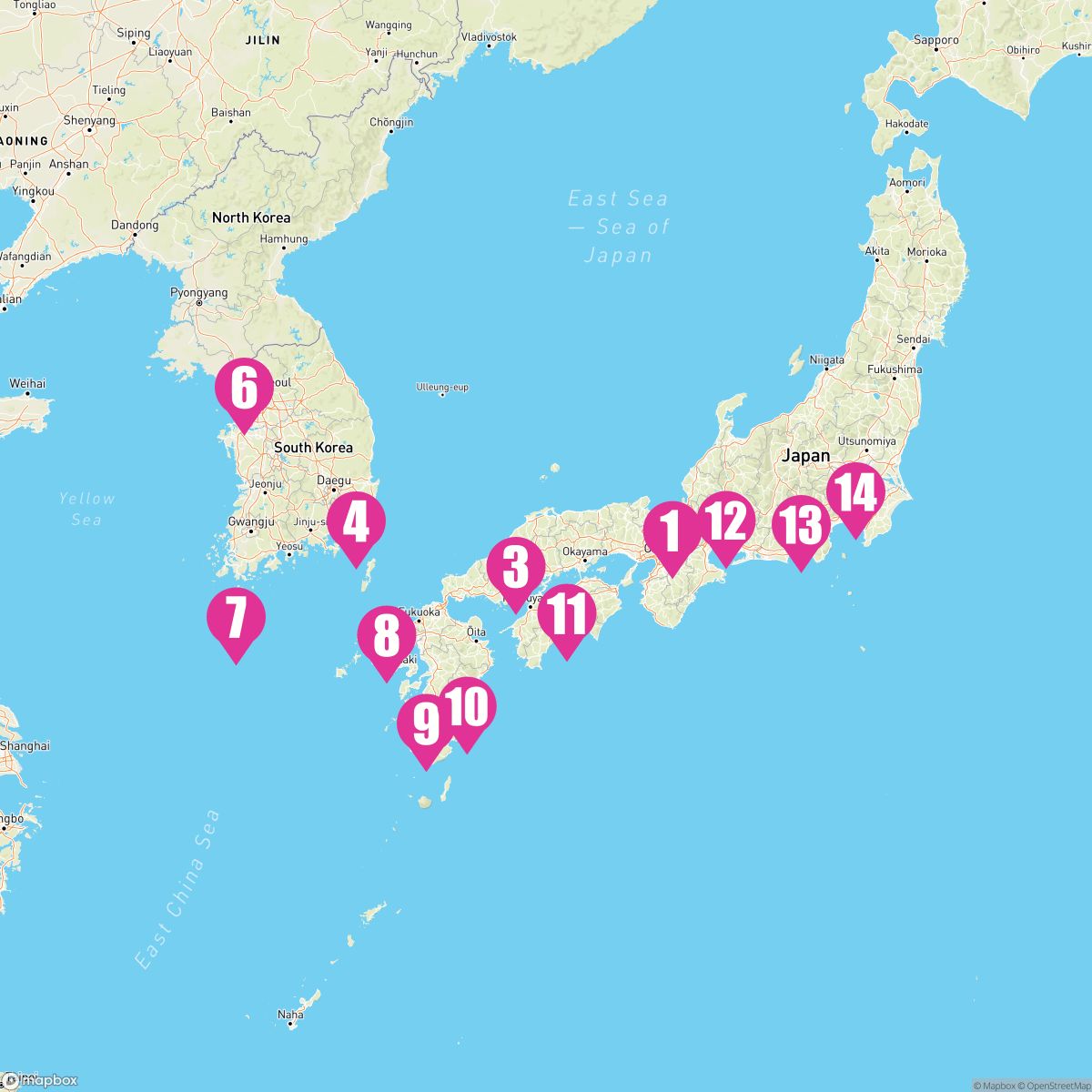 14 Night Jewels Of Japan & Korea (Kyoto Roundtrip)