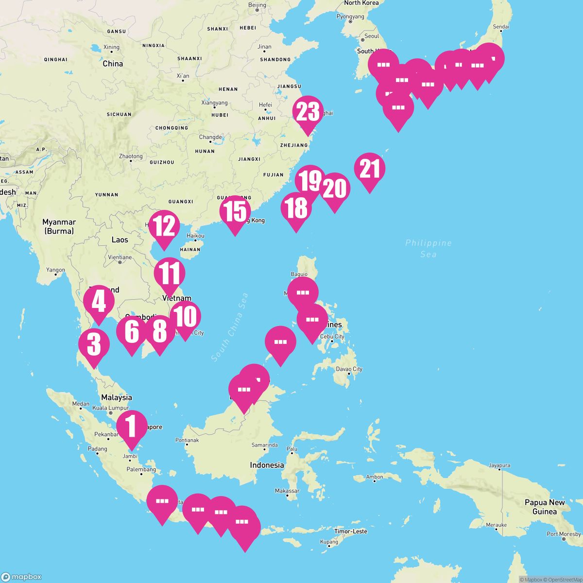 57 Night Adventurous Asia & Japan (Singapore Roundtrip)