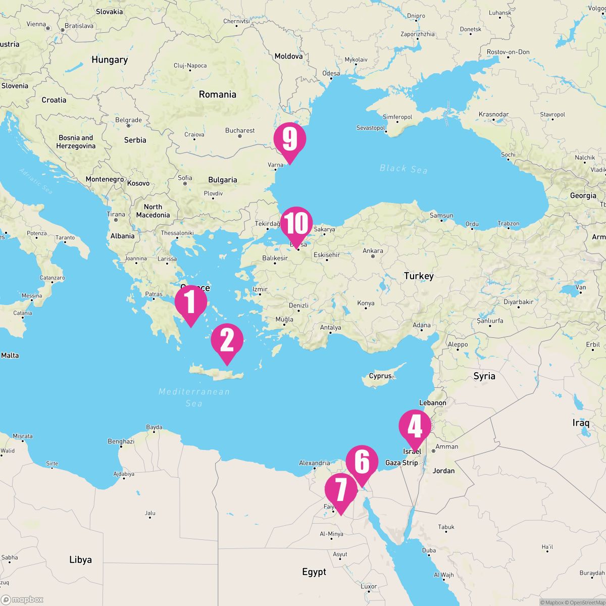 10 Night Ancient World Wonders (Athens To Istanbul)