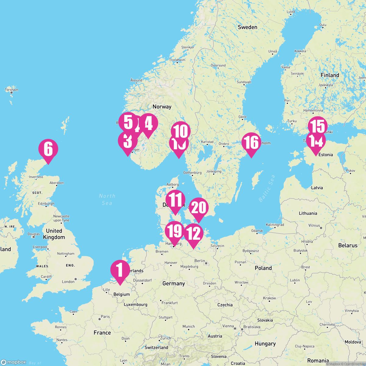 21 Night Fjords & Capitals: Scotland & Stockholm Overnight (Rotterdam Roundtrip)