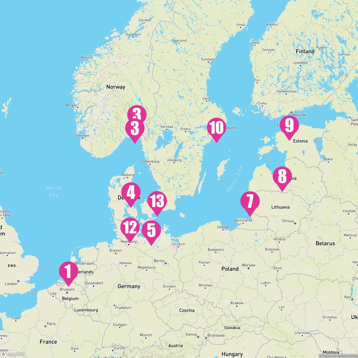 14 Night Baltic & Scandinavian Capitals: Lithuania & Latvia (Rotterdam Roundtrip)