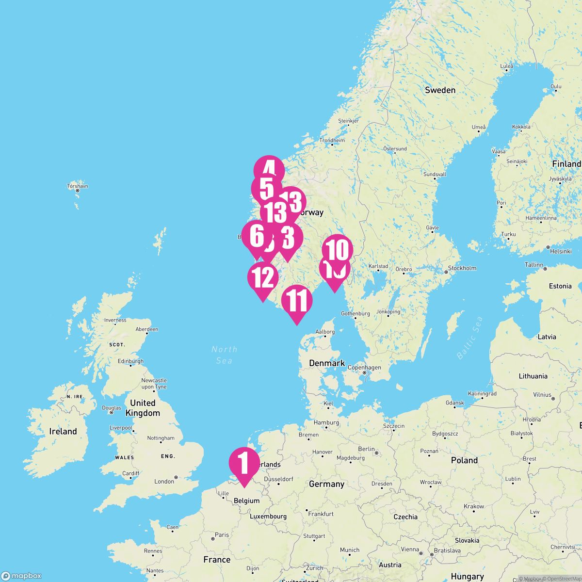 14 Night Norwegian Fjords With Nordfjord & Sognefjord (Rotterdam Roundtrip)