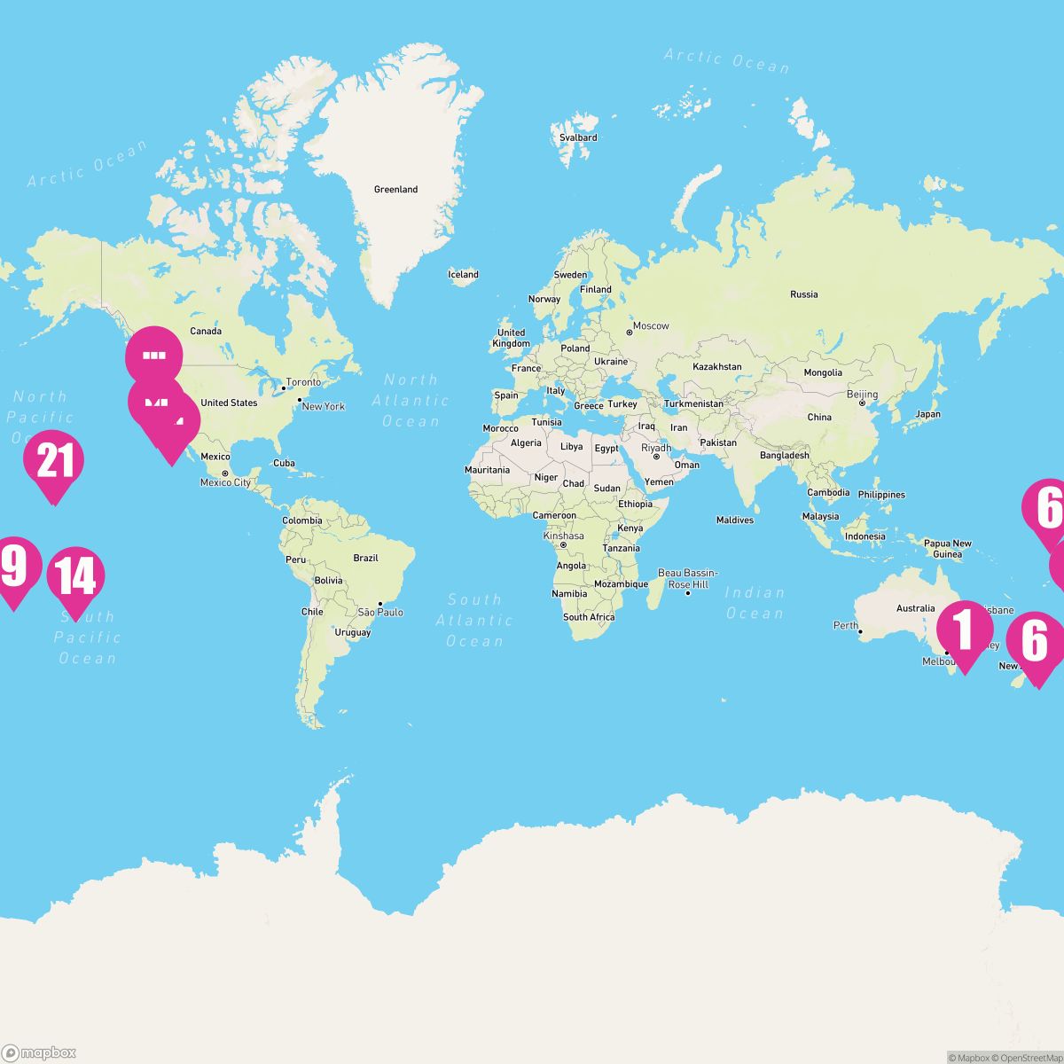 33 Night Hawaii Tahiti & South Pacific Crossing (Sydney To Vancouver)