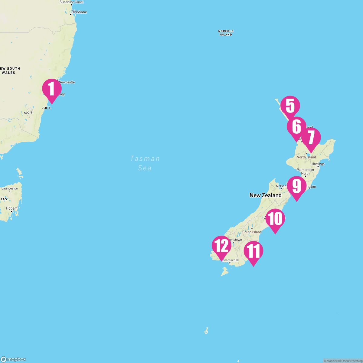 14 Night New Zealand (Sydney Roundtrip)