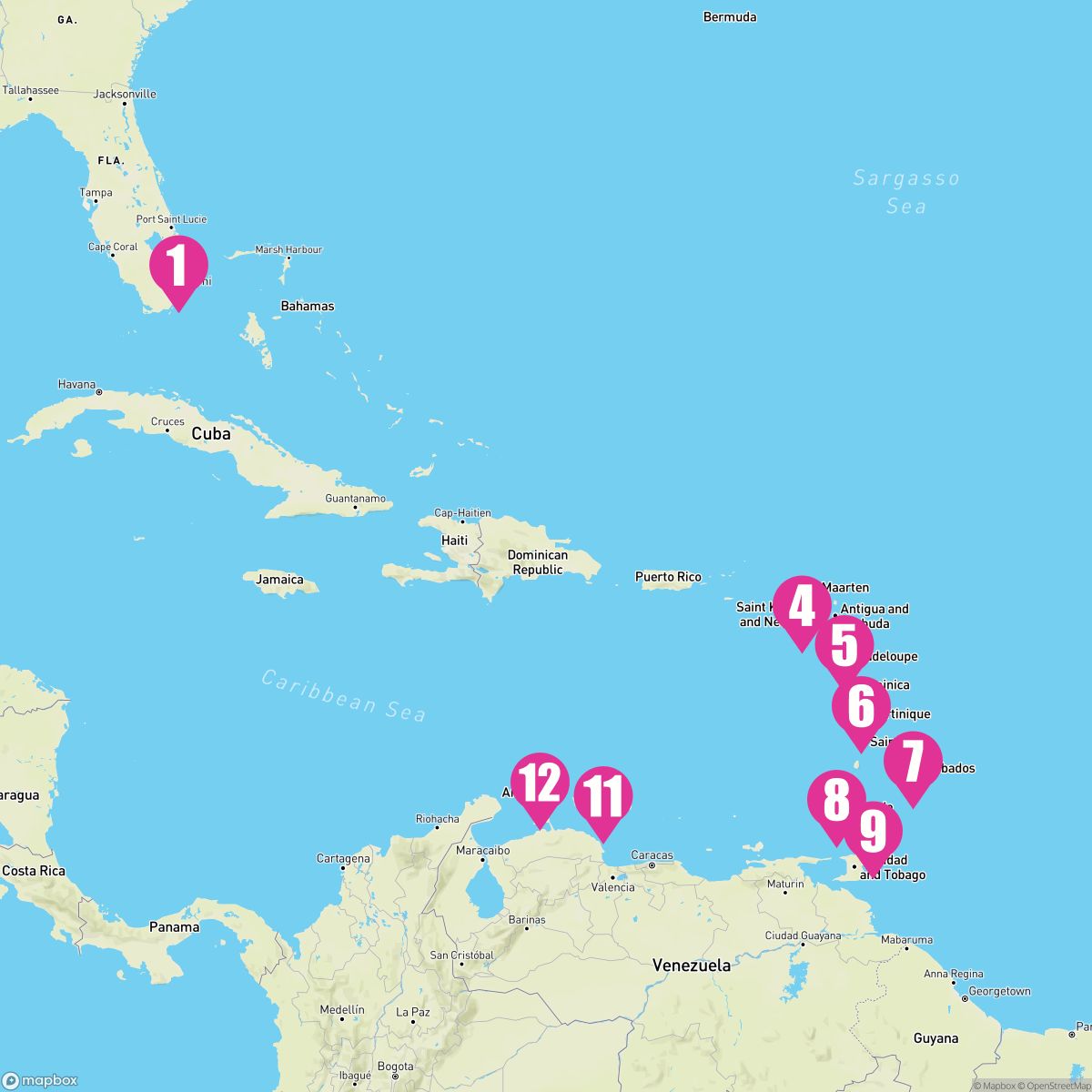 14 Night Circle Caribbean (Ft. Lauderdale Roundtrip)