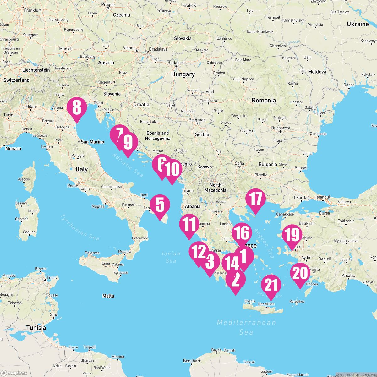 21 Night Treasures Of The Adriatic & Aegean Seas (Athens Roundtrip)