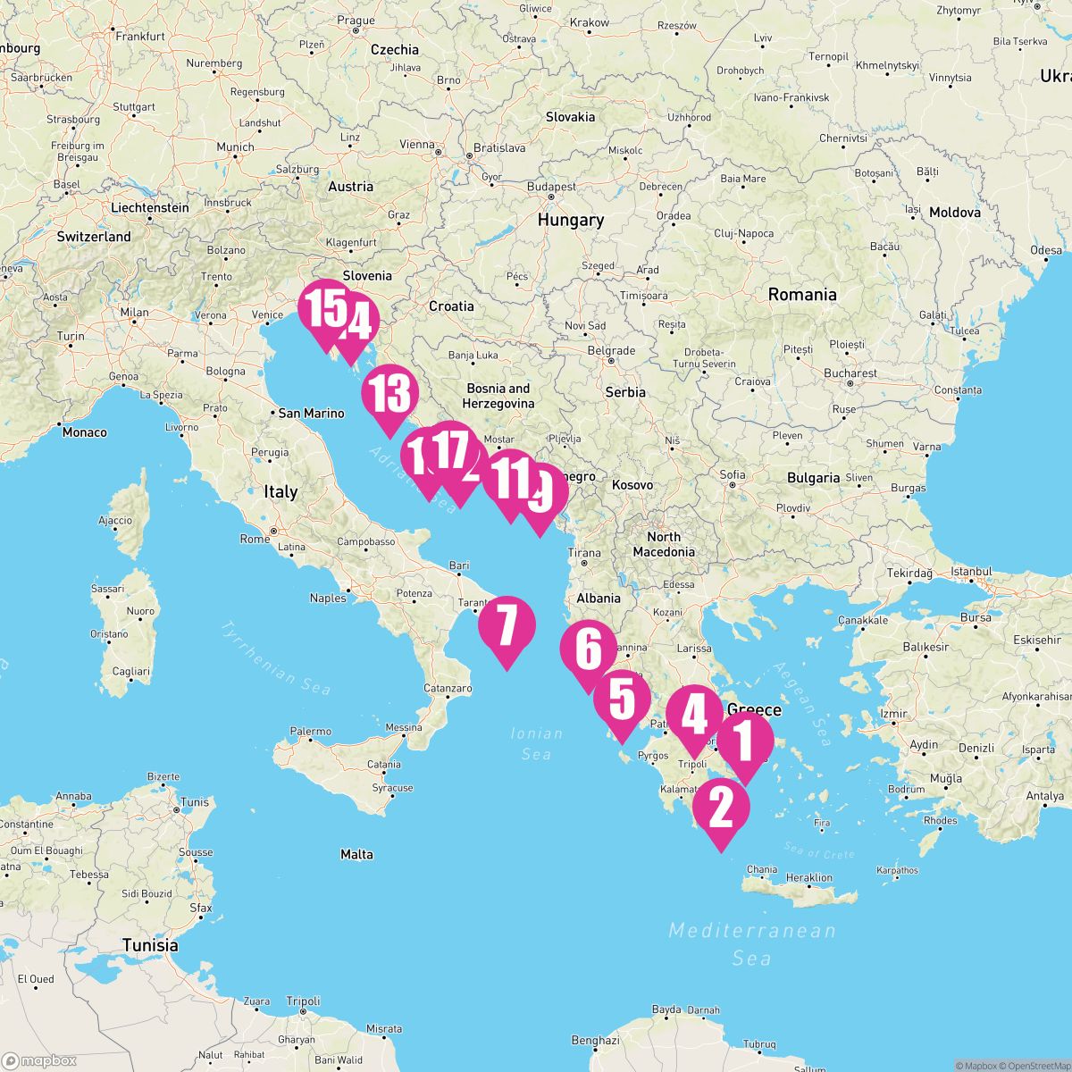 17 Night Jewels Of Greece & The Dalmation Coast (Athens To Dubrovnik)