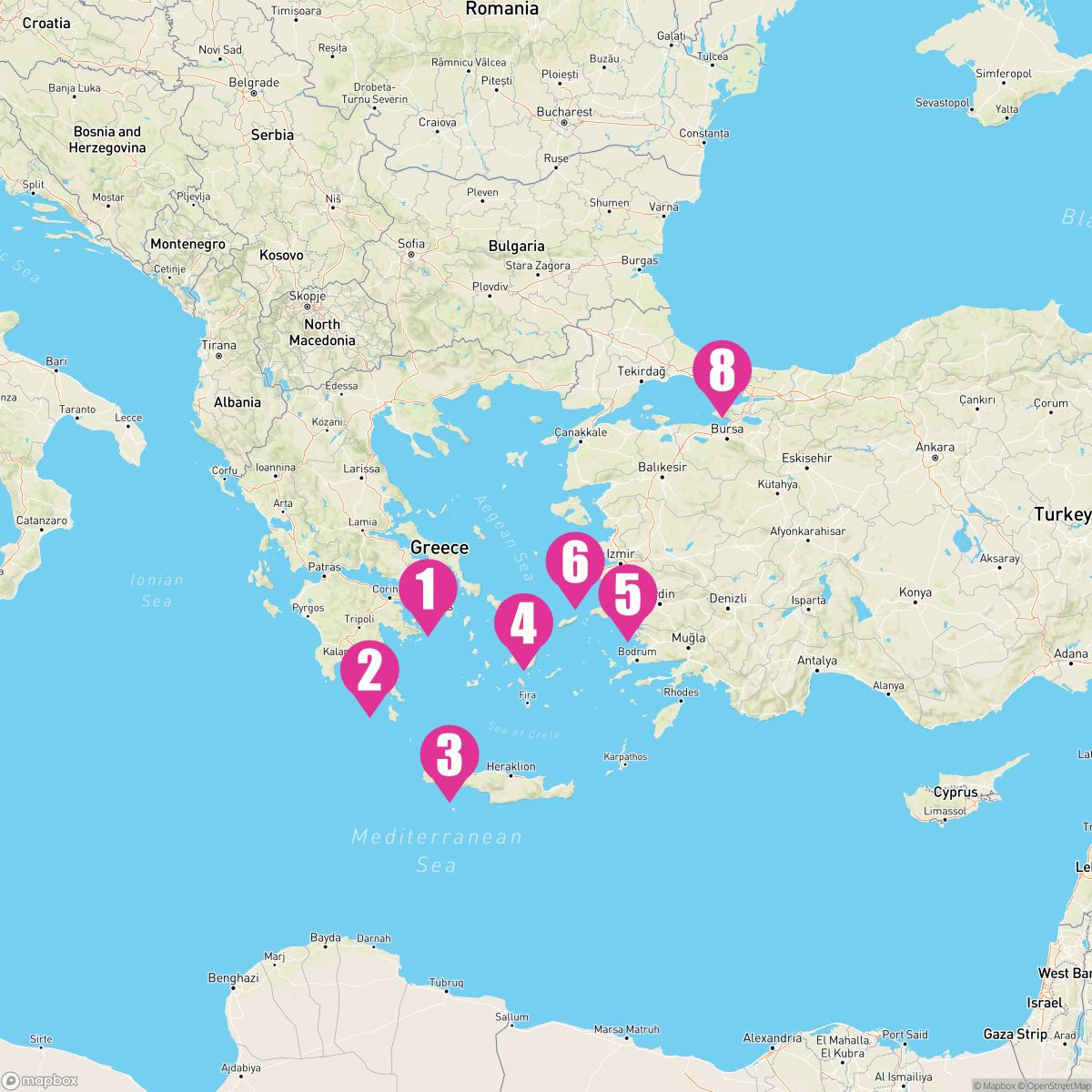 7 Night Greek Isles & Ephesus (Athens To Istanbul)