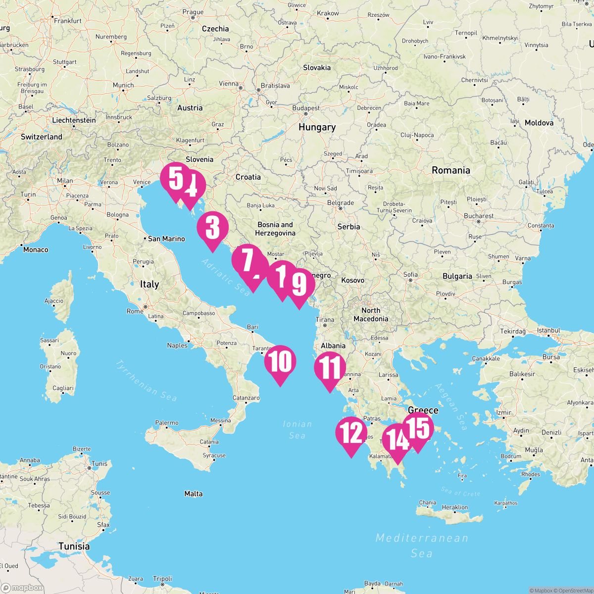 14 Night Dalmatian Coast & Balkan Jewels (Dubrovnik To Athens)