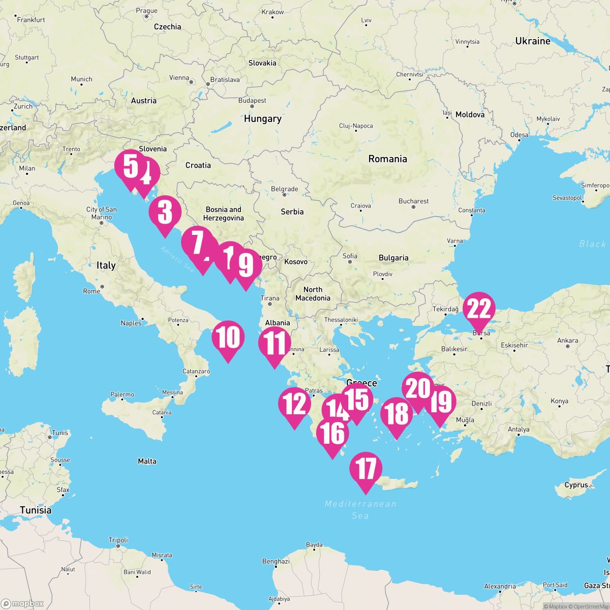 21 Night Dalmatian Coast Balkan Jewels & Ephesus (Dubrovnik To Istanbul)