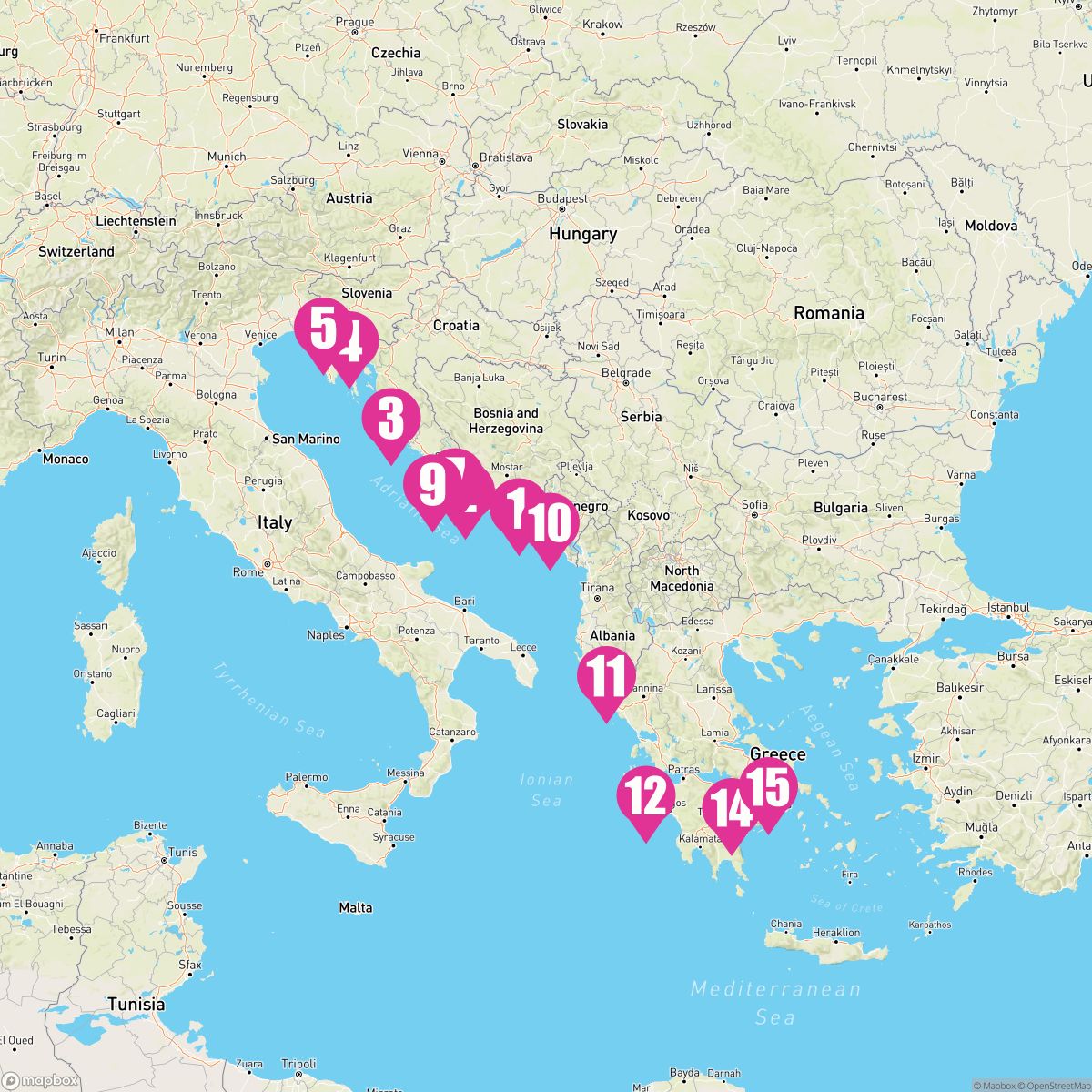 14 Night Dalmatian Coast & Balkan Jewels (Dubrovnik To Athens)