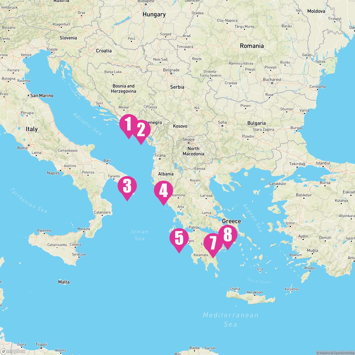 7 Night Balkan Jewels (Dubrovnik To Athens)