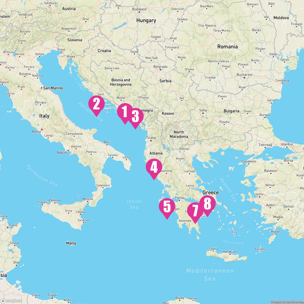 7 Night Balkan Jewels (Dubrovnik To Athens)