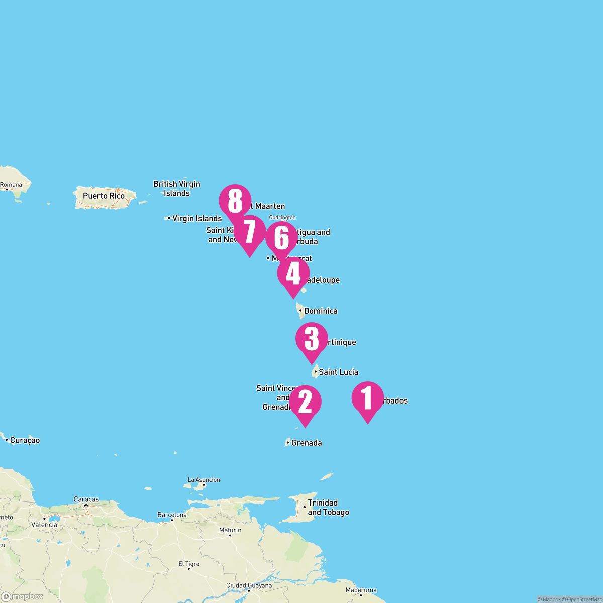 7 Night Classic Caribbean Yacht Harbors (Bridgetown To Philipsburg)