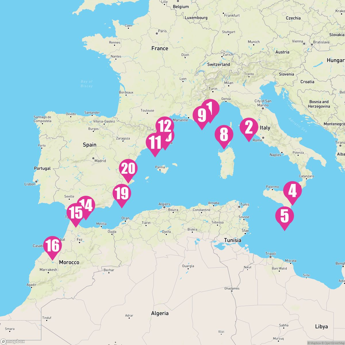 20 Night Western Mediterranean (Monte Carlo To Barcelona)