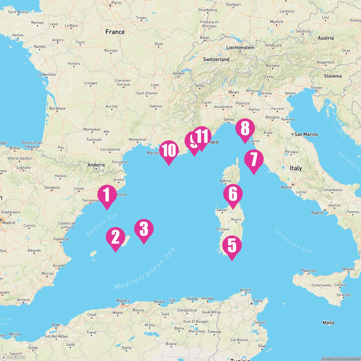 10 Night Western Mediterranean (Barcelona To Monte Carlo)