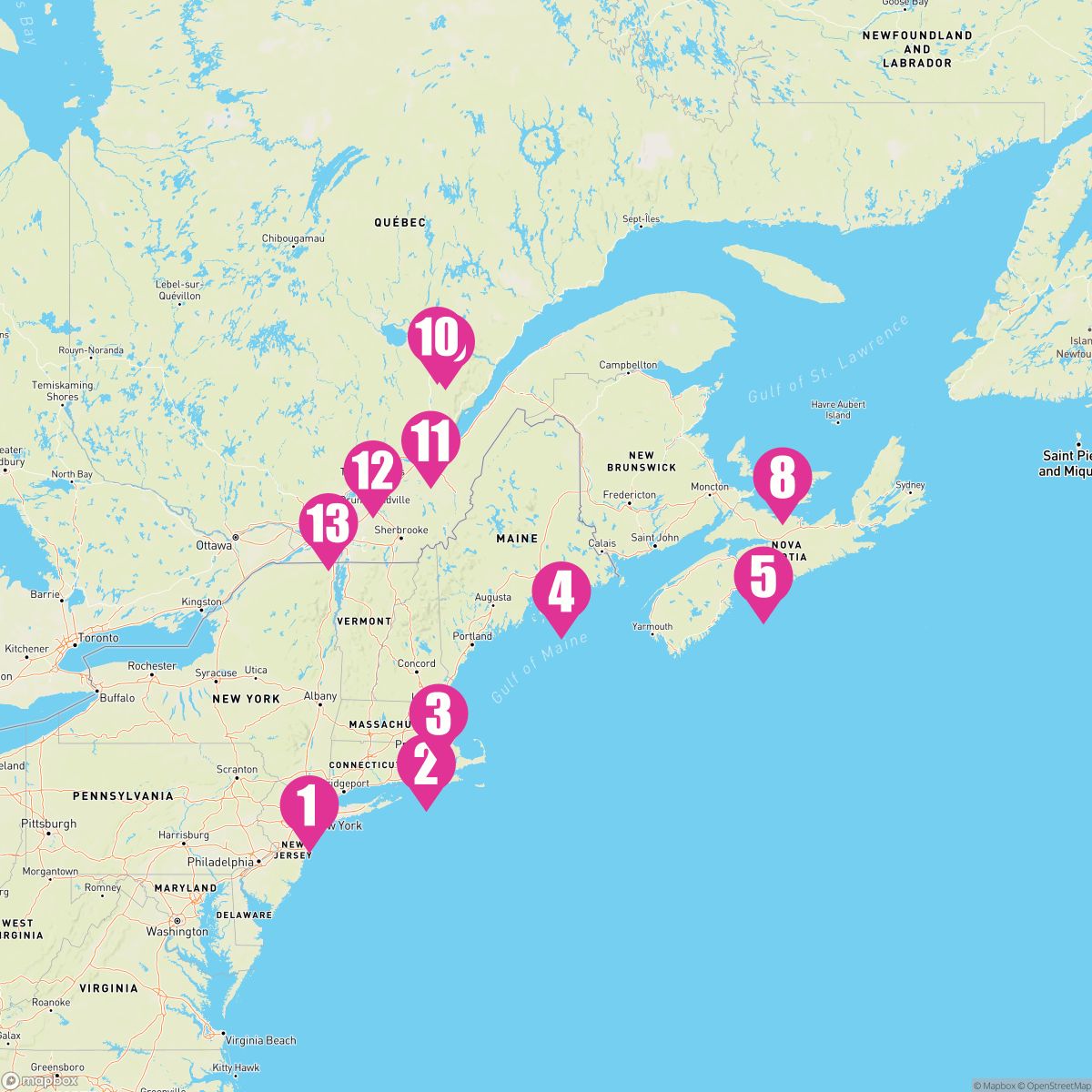 12 Night New England Fall Foliage & Canada (New York To Montreal)