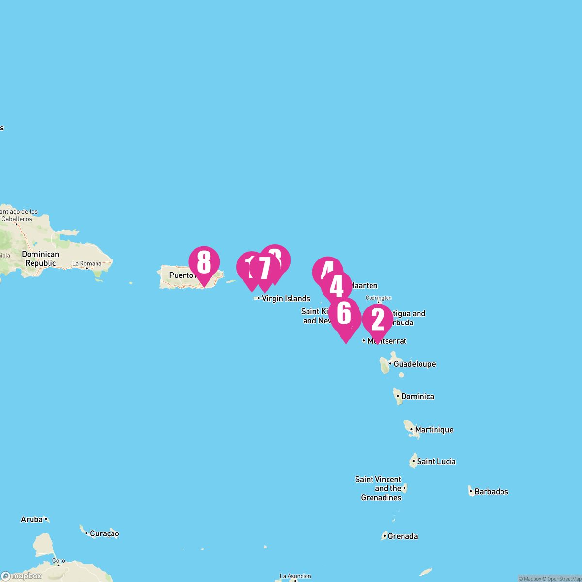 7 Night British & French Islands Discovery (Charlotte Amalie To San Juan)