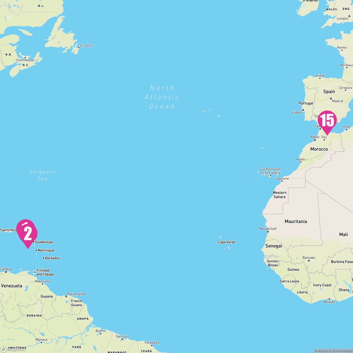 14 Night Transatlantic Spring Voyage I (Philipsburg To Malaga)