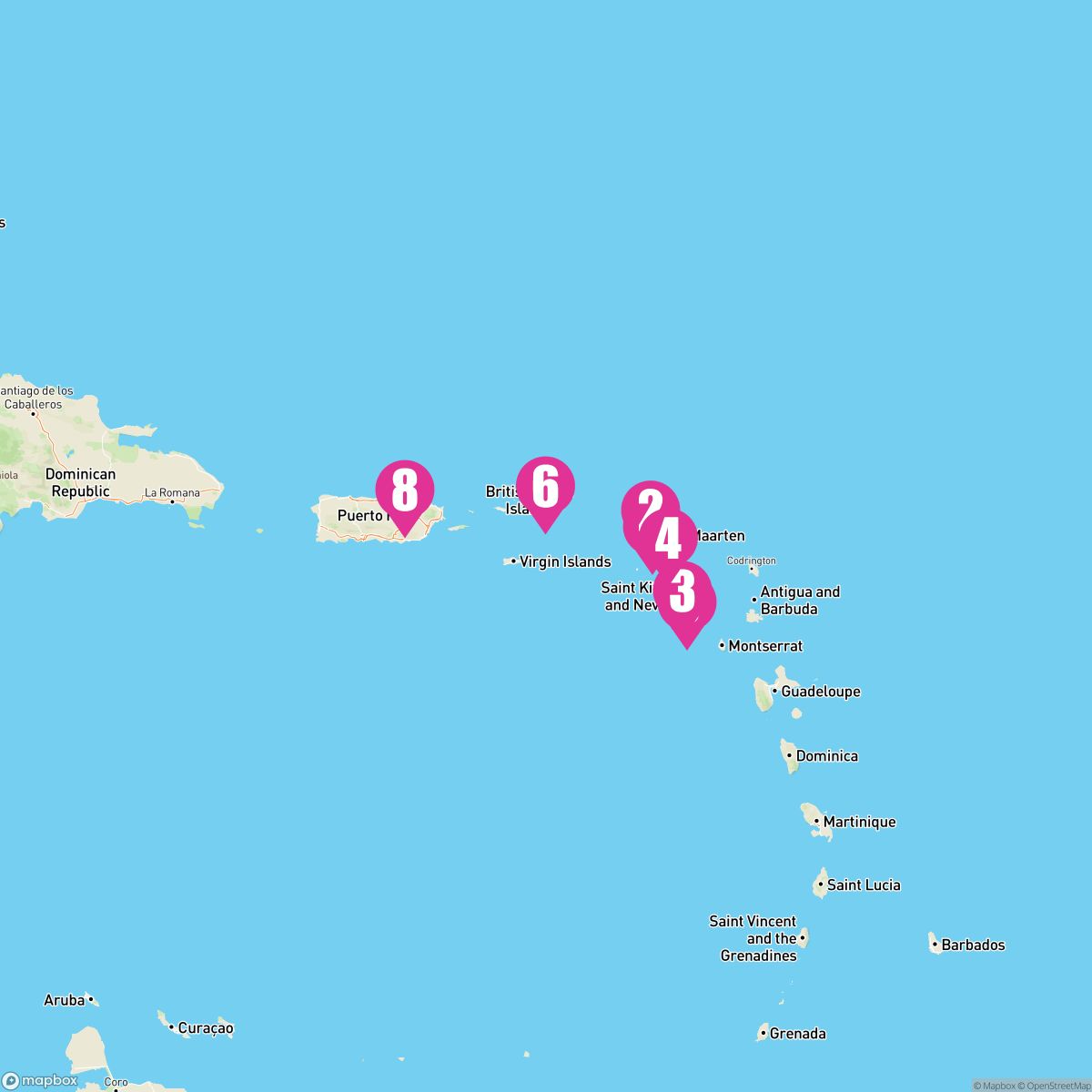 7 Night Leeward Islands Celebration (Philipsburg To San Juan)
