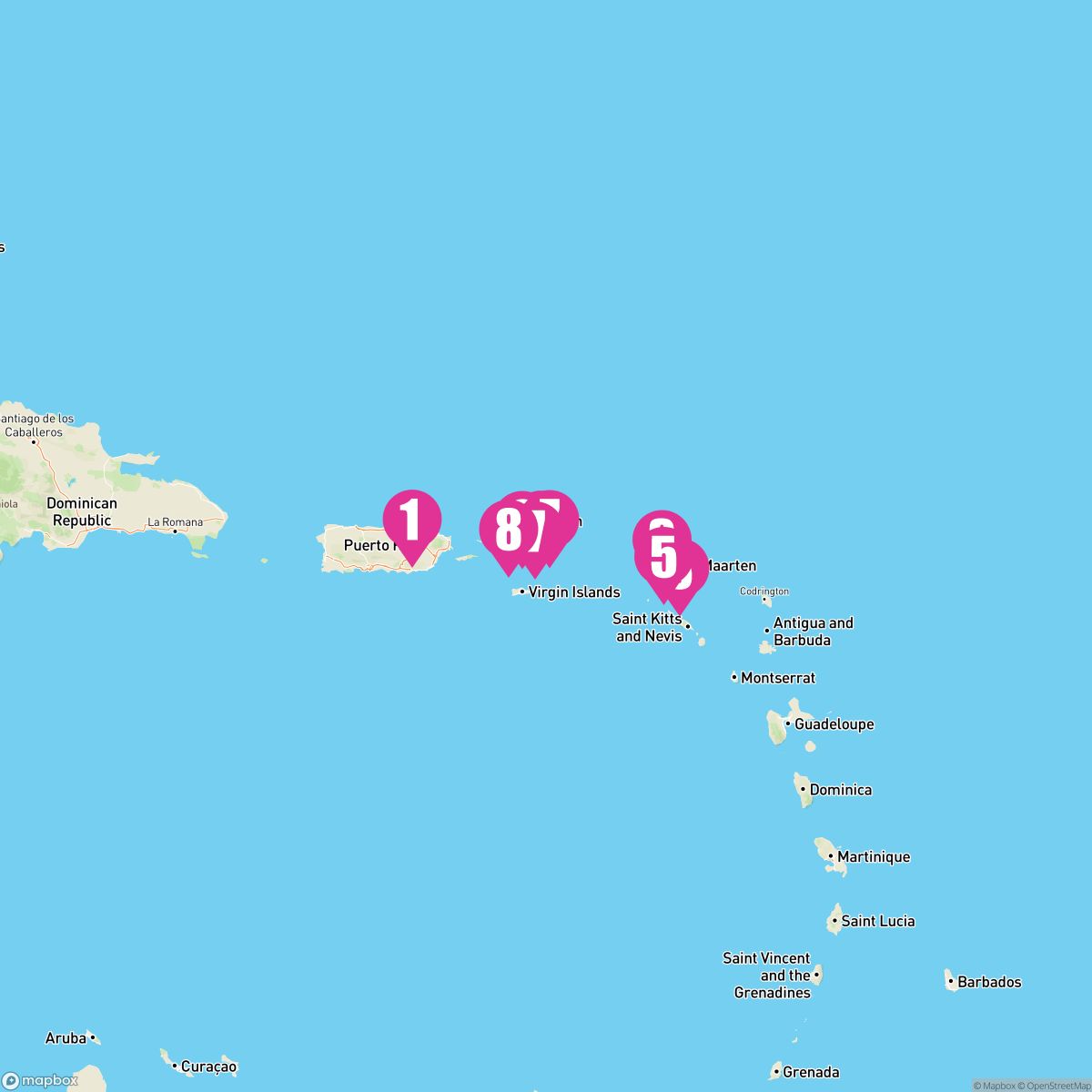 7 Night Grand Island Adventure (San Juan To Charlotte Amalie)
