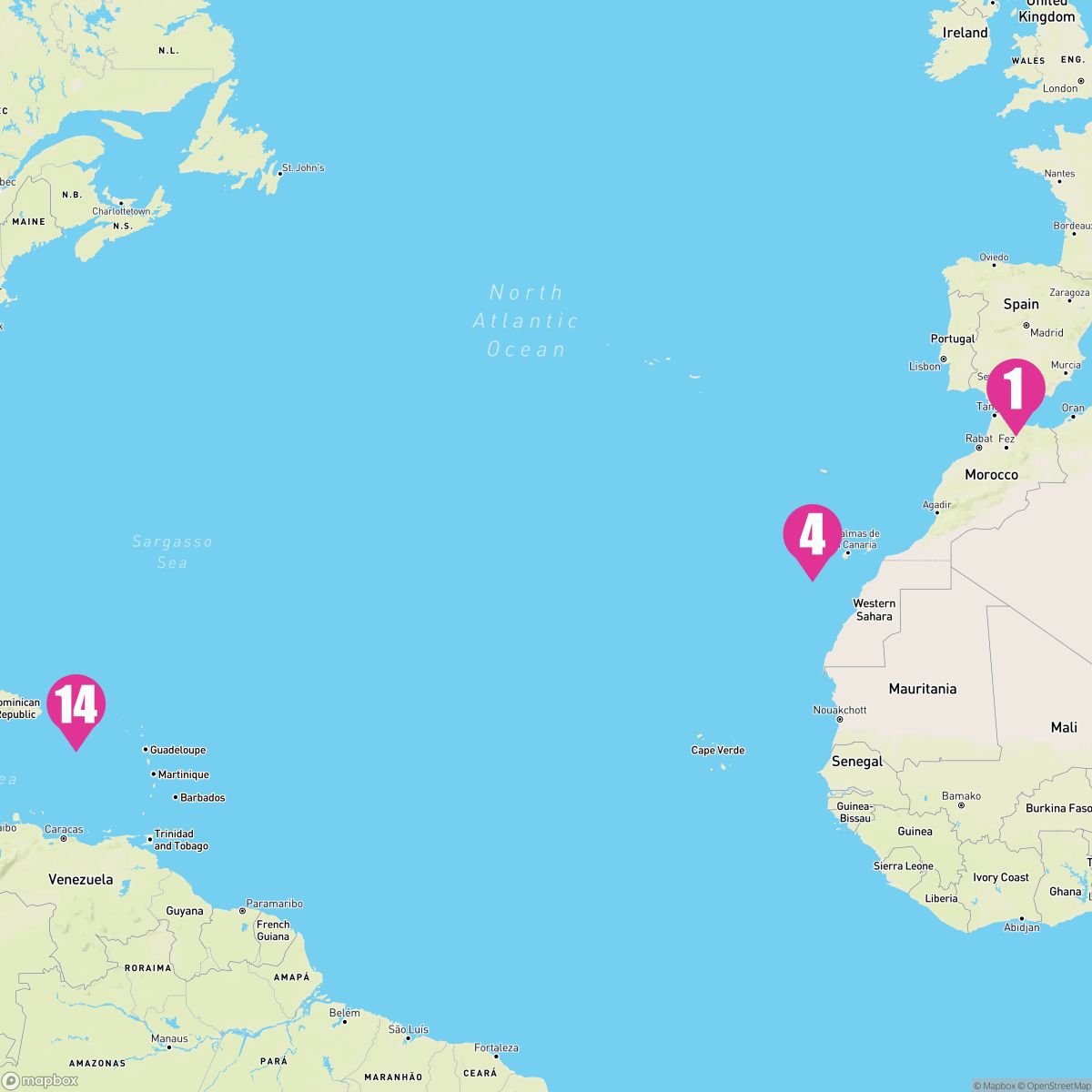 13 Night Transatlantic Autumn Voyage I (Malaga To San Juan)