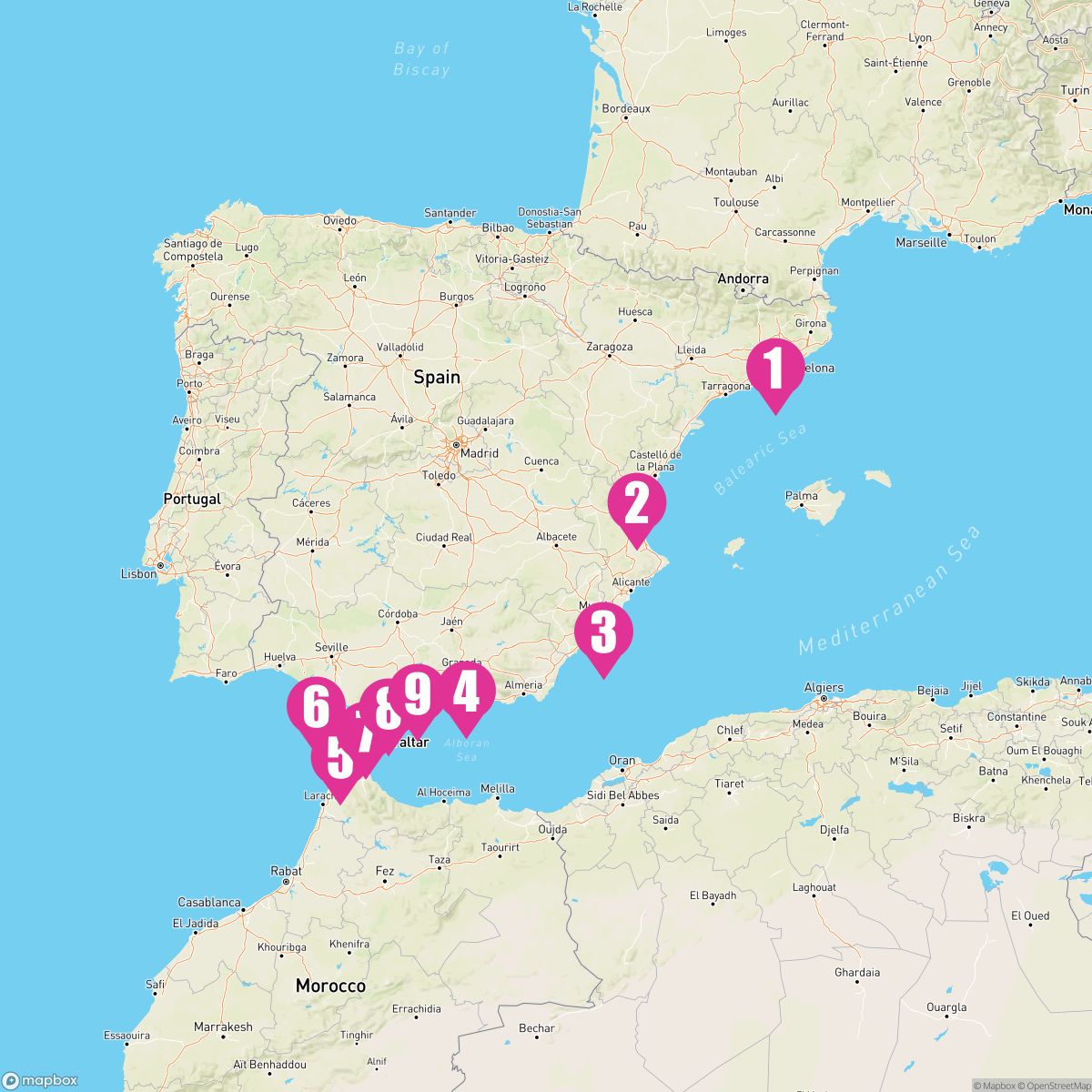 8 Night Spanish Riviera Revealed (Barcelona To Malaga)