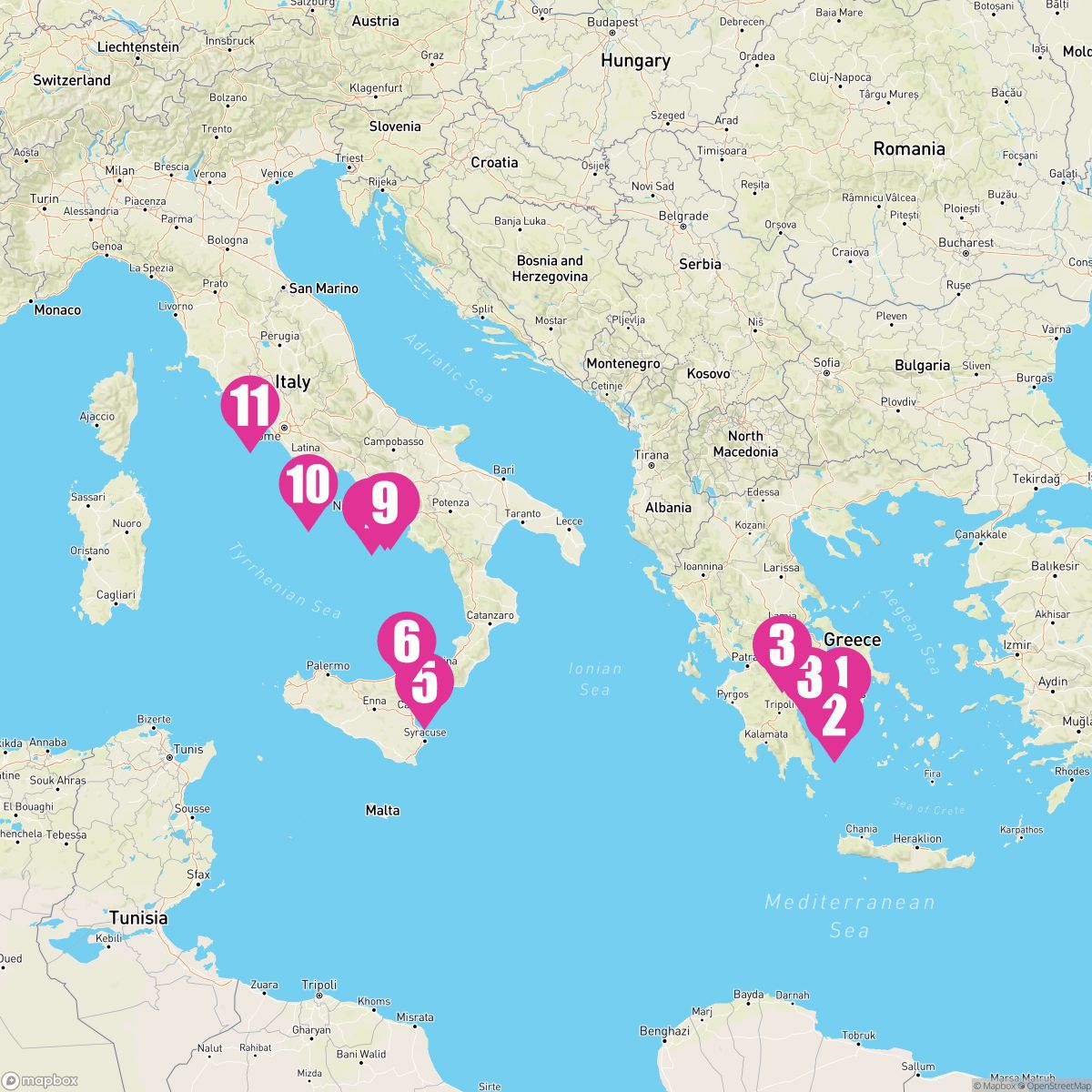 10 Night Grand Greece & Italy Explorer (Athens To Rome)