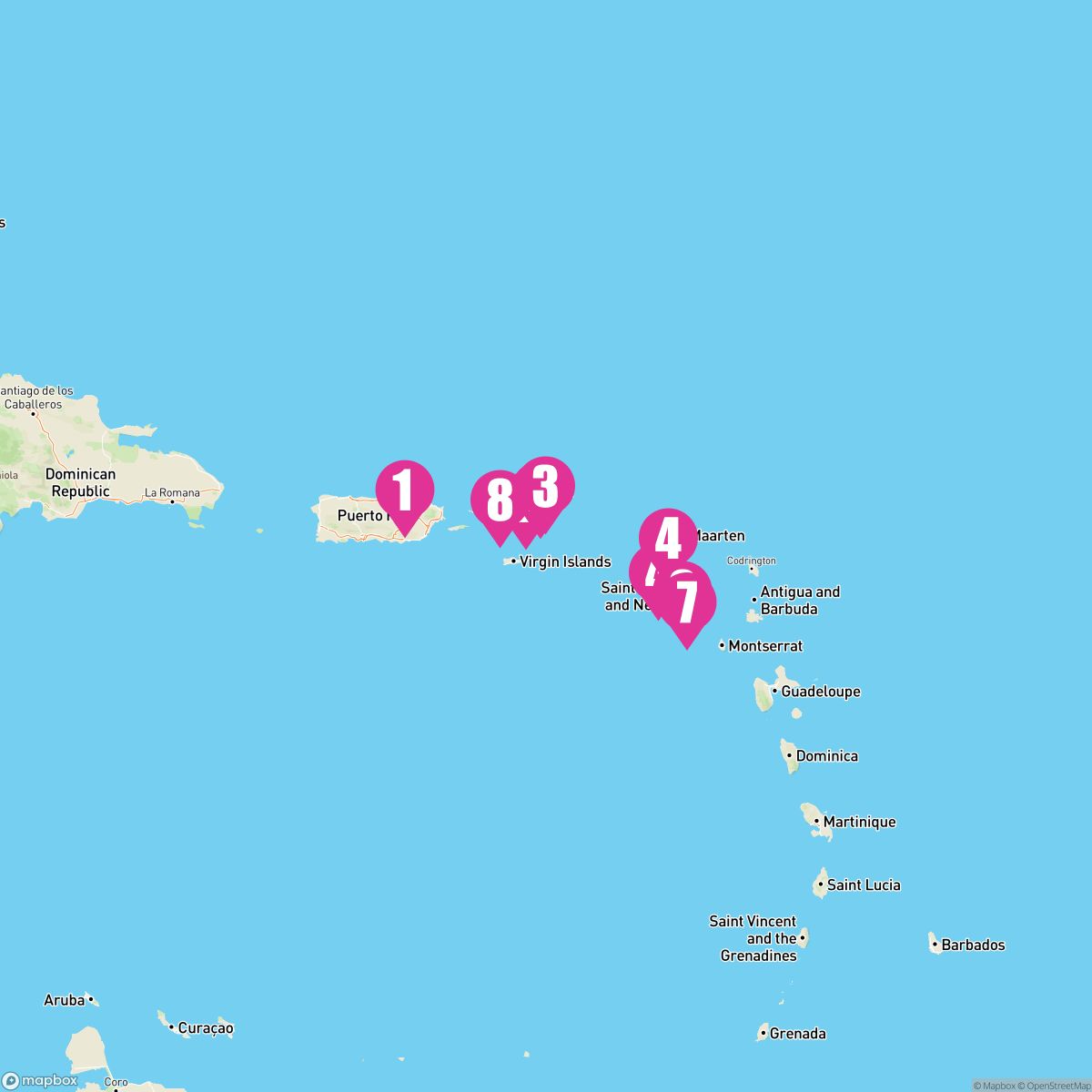 7 Night Grand Island Adventure (San Juan To Charlotte Amalie)