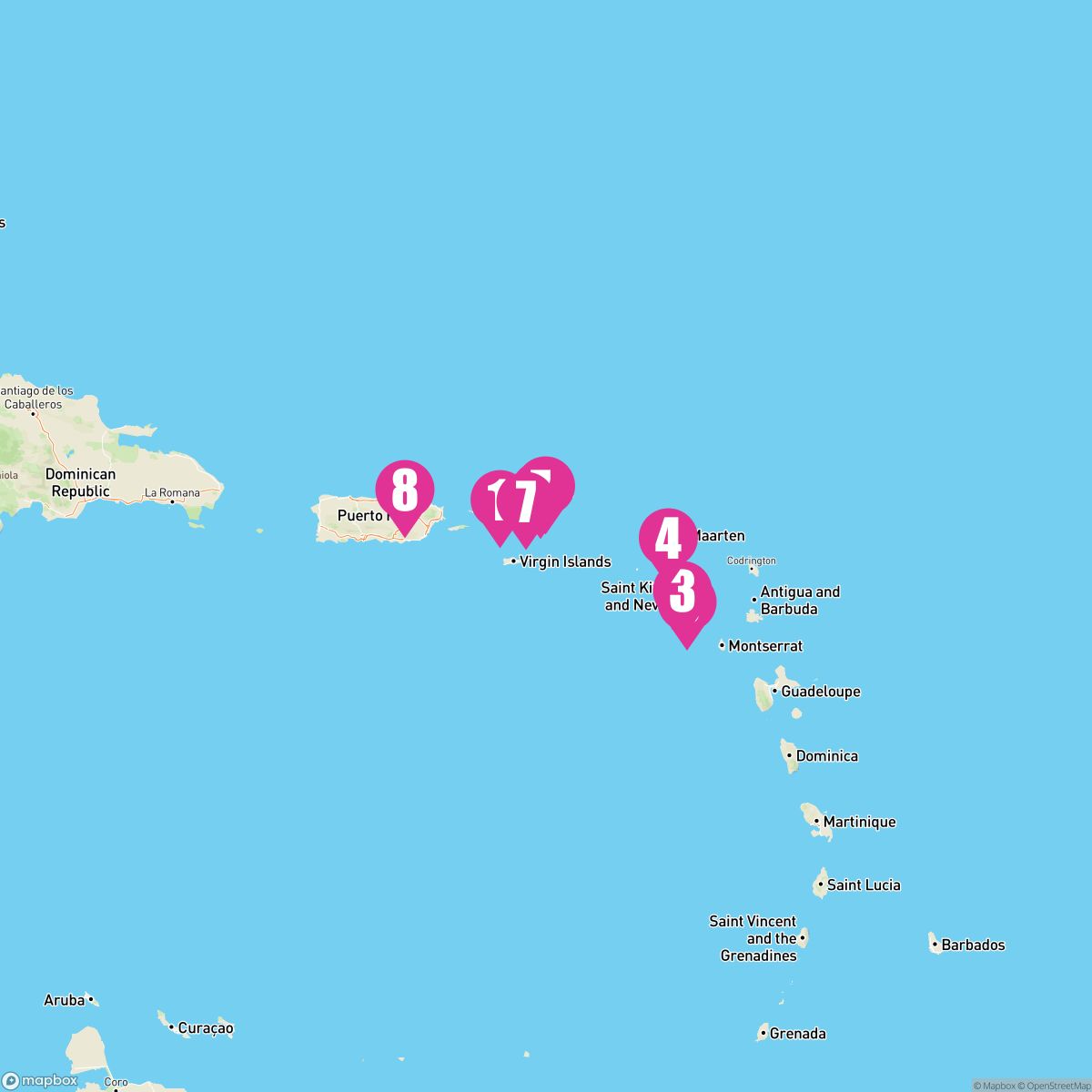 7 Night Leeward Islands Celebration (Charlotte Amalie To San Juan)