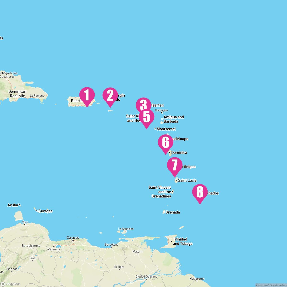 7 Night Tropical New Years Ii (San Juan To Bridgetown)