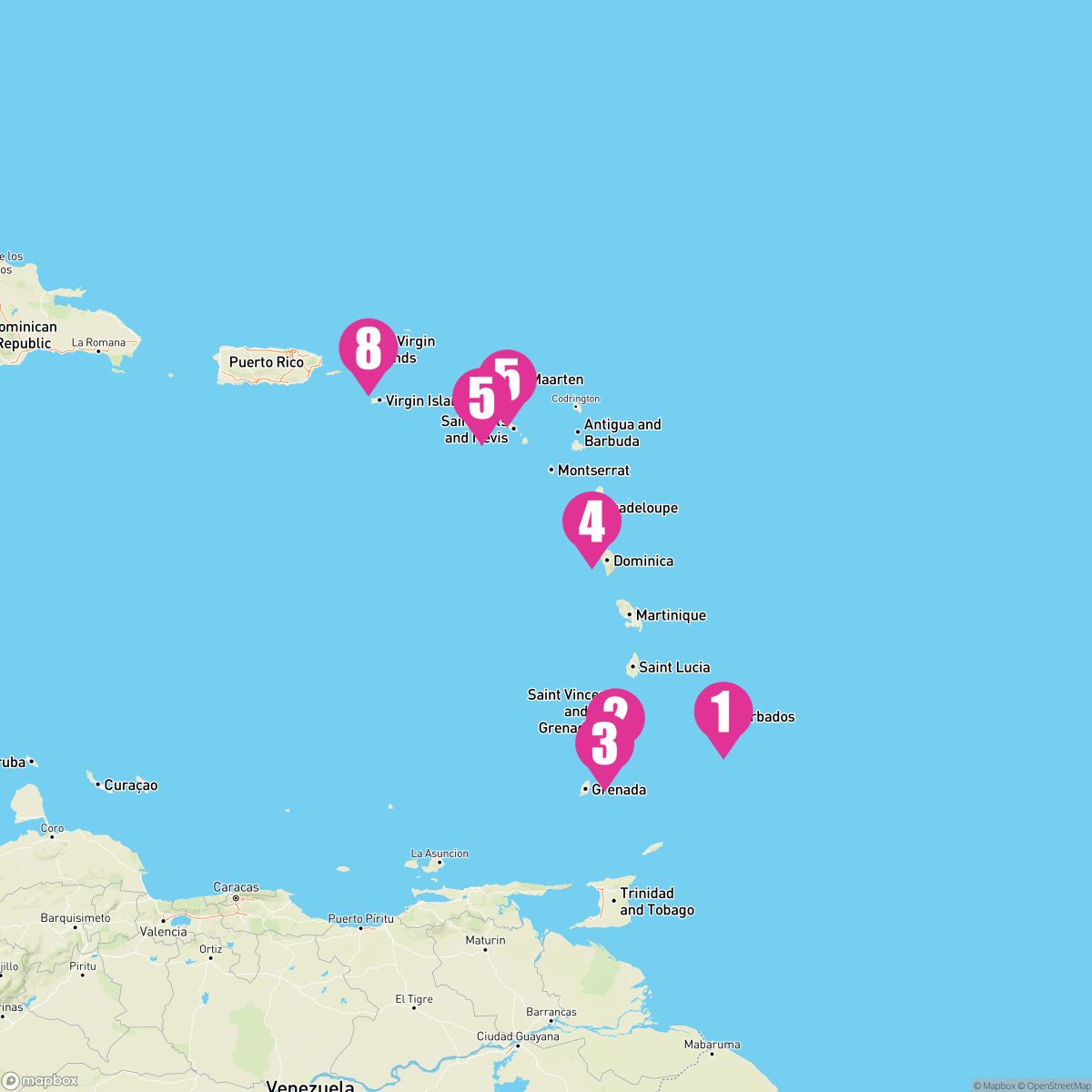 7 Night British & French Islands Explorer (Bridgetown To Charlotte Amalie)