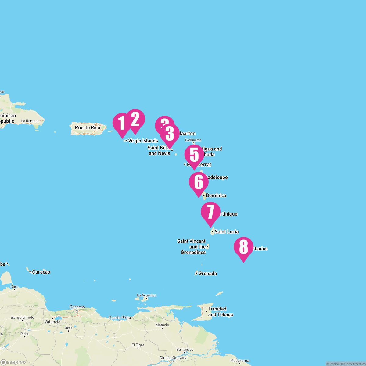7 Night Windward & Leeward Islands (Charlotte Amalie To Bridgetown)