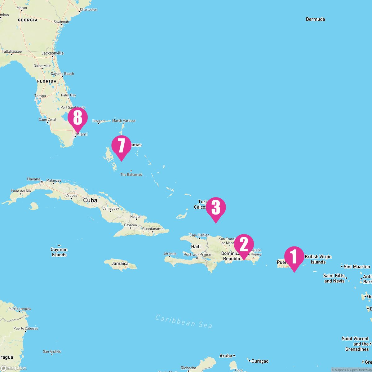 7 Night Bountiful Bahamas (San Juan To Palm Beach)