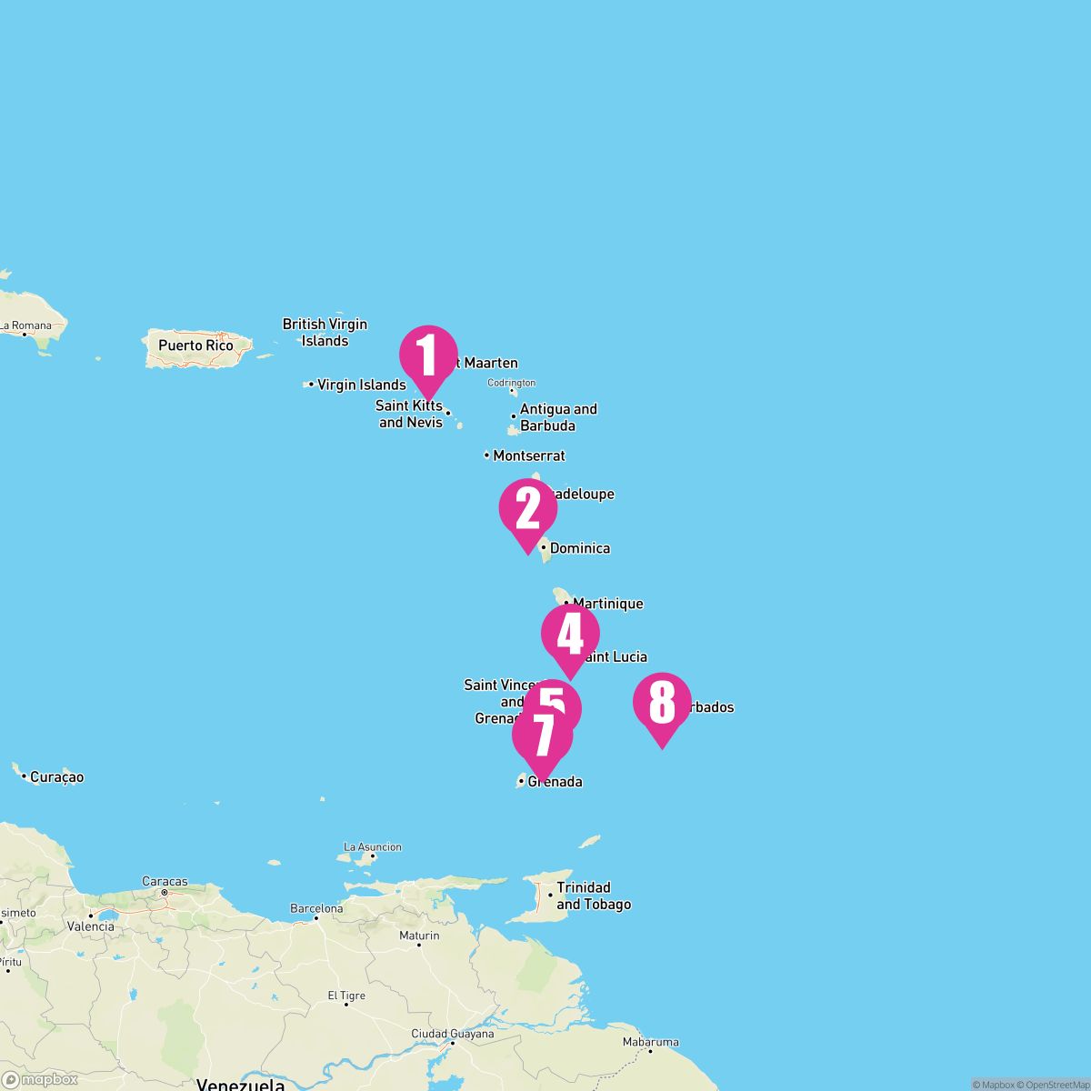 7 Night Windward Islands Discovery (Marigot To Bridgetown)