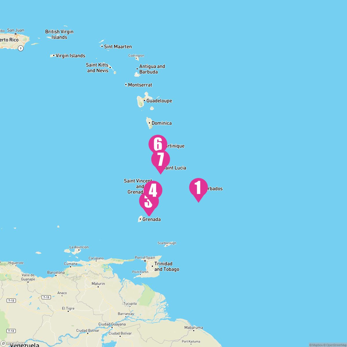 7 Night The Glorious Grenadines (Bridgetown Roundtrip)
