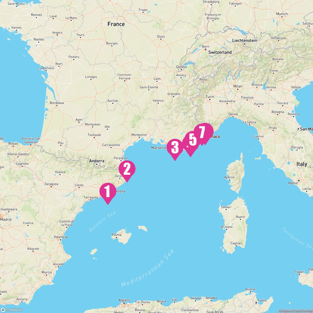 6 Night Mediterranean (Barcelona To Nice)