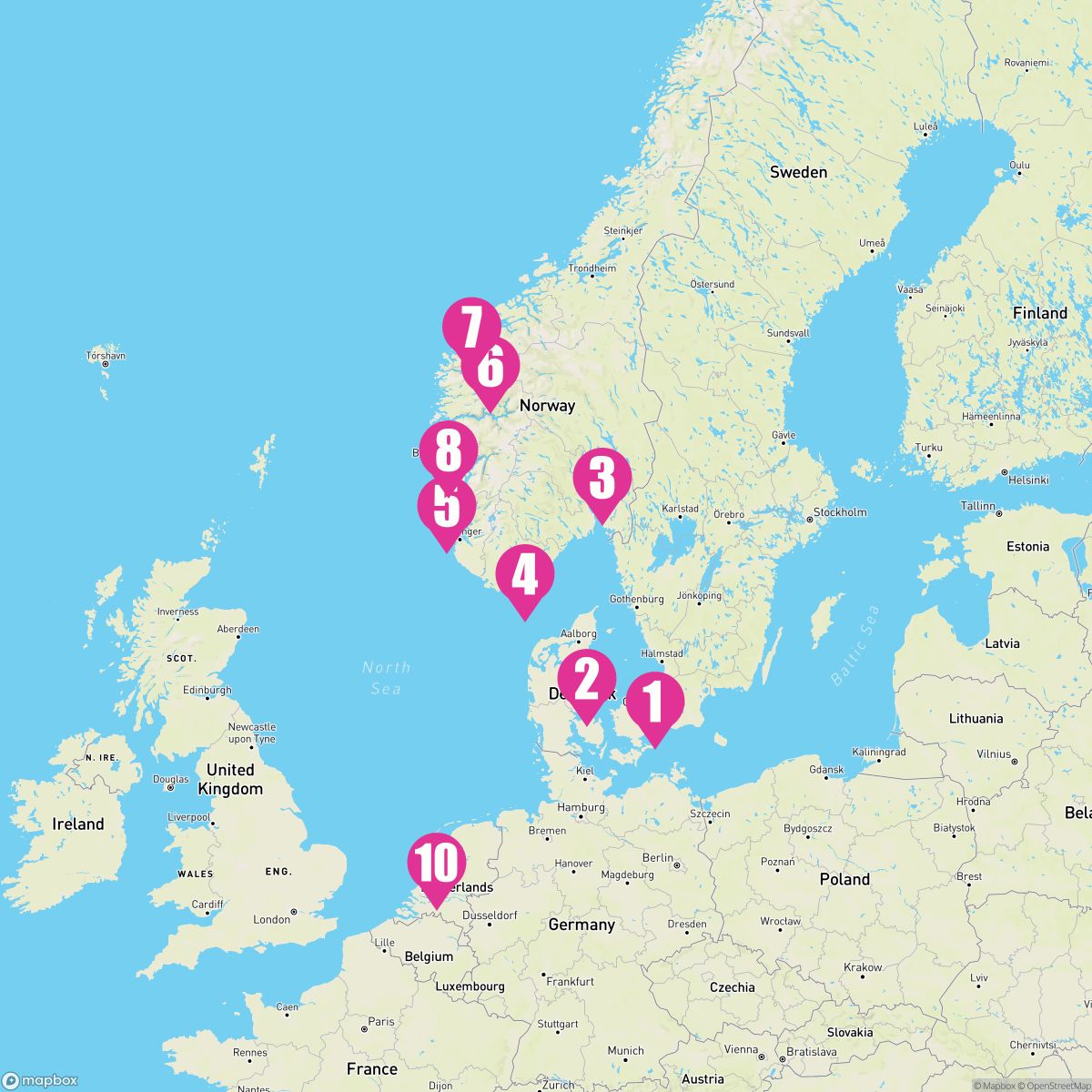 9 Night Ultimate Norwegian Fjords (Copenhagen To Amsterdam)