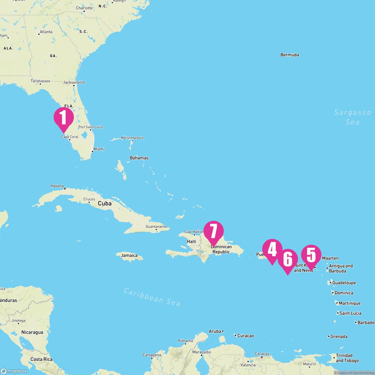 9 Night Eastern Caribbean Holiday (Tampa Roundtrip)
