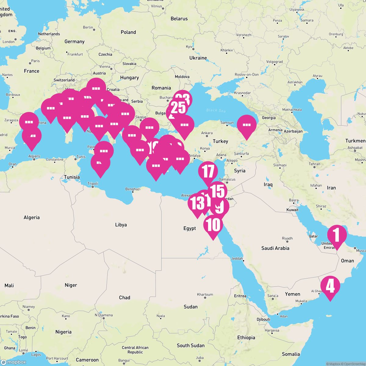 62 Night Middle East Treasures & Marvels Of The Med (Dubai To Barcelona)
