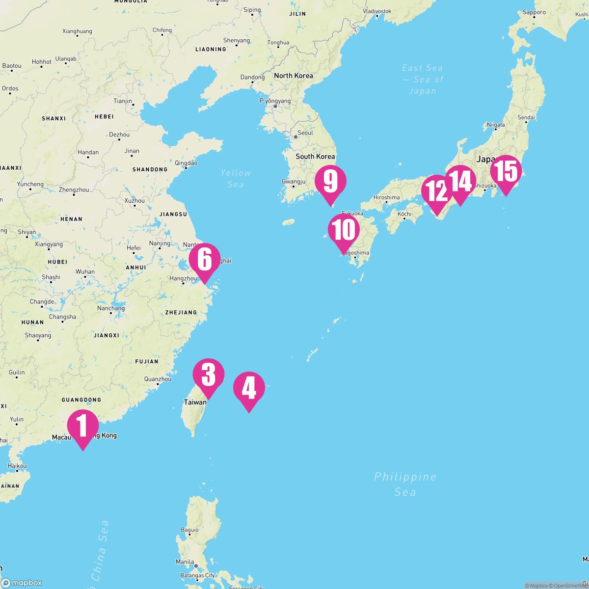 14 Night Sacred Pagodas & Holy Temples (Hong Kong To Tokyo)