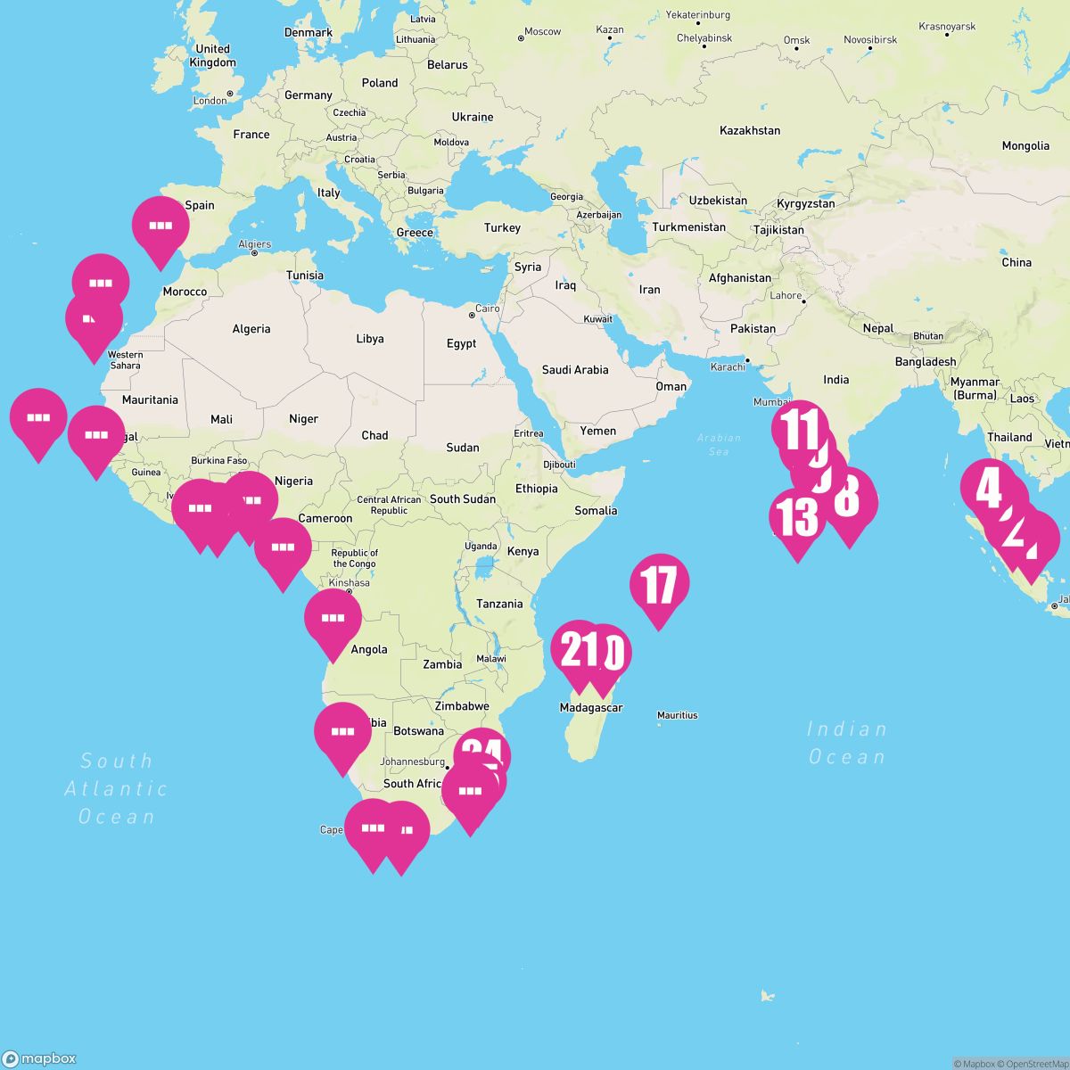 53 Night Transcultural Peregrination (Singapore To Lisbon)