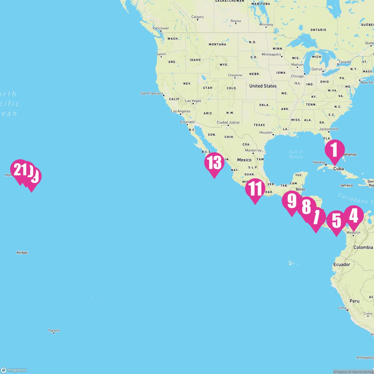 21 Night Crossing Horizons (Miami To Honolulu)