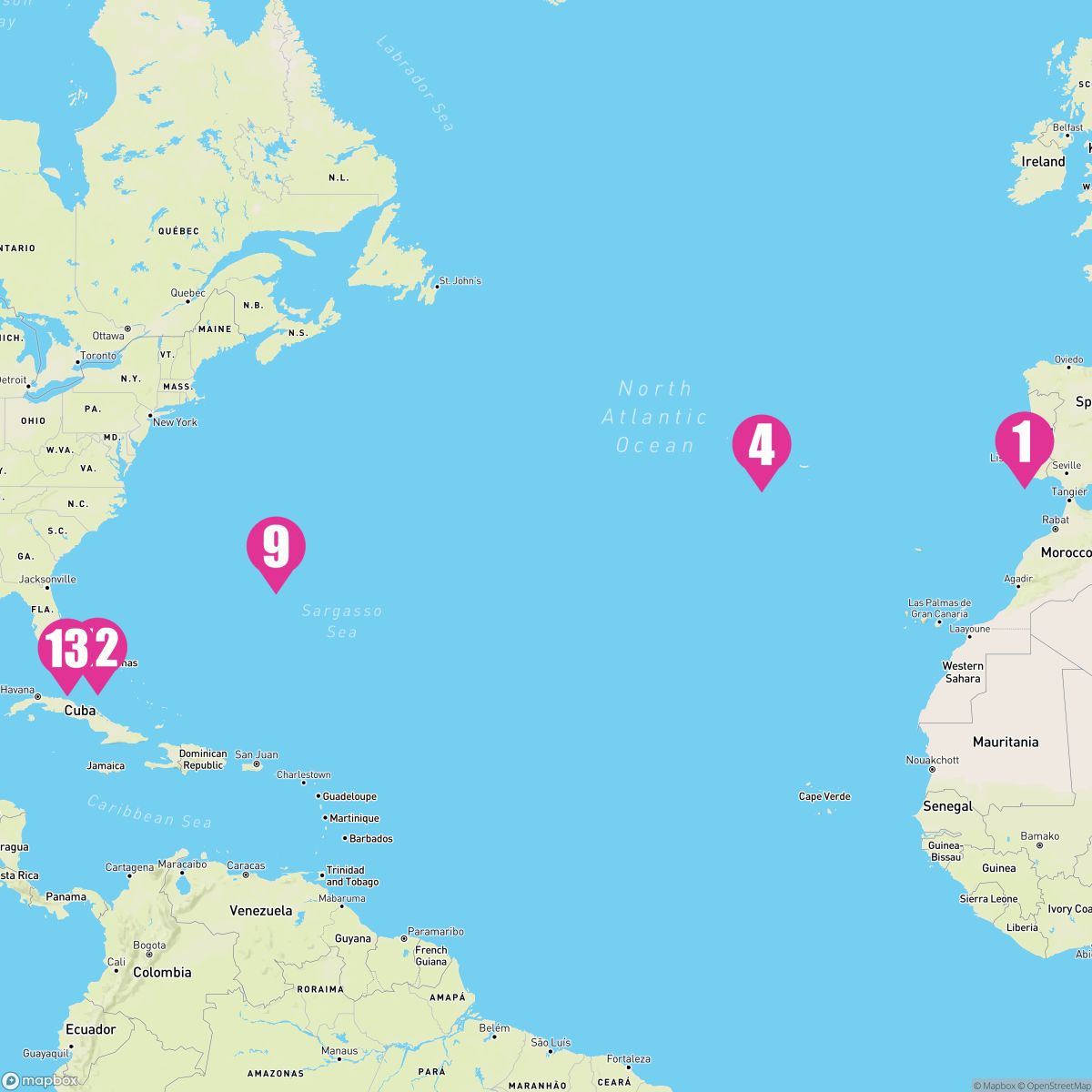 12 Night Heaven Across The Seas (Lisbon To Miami)