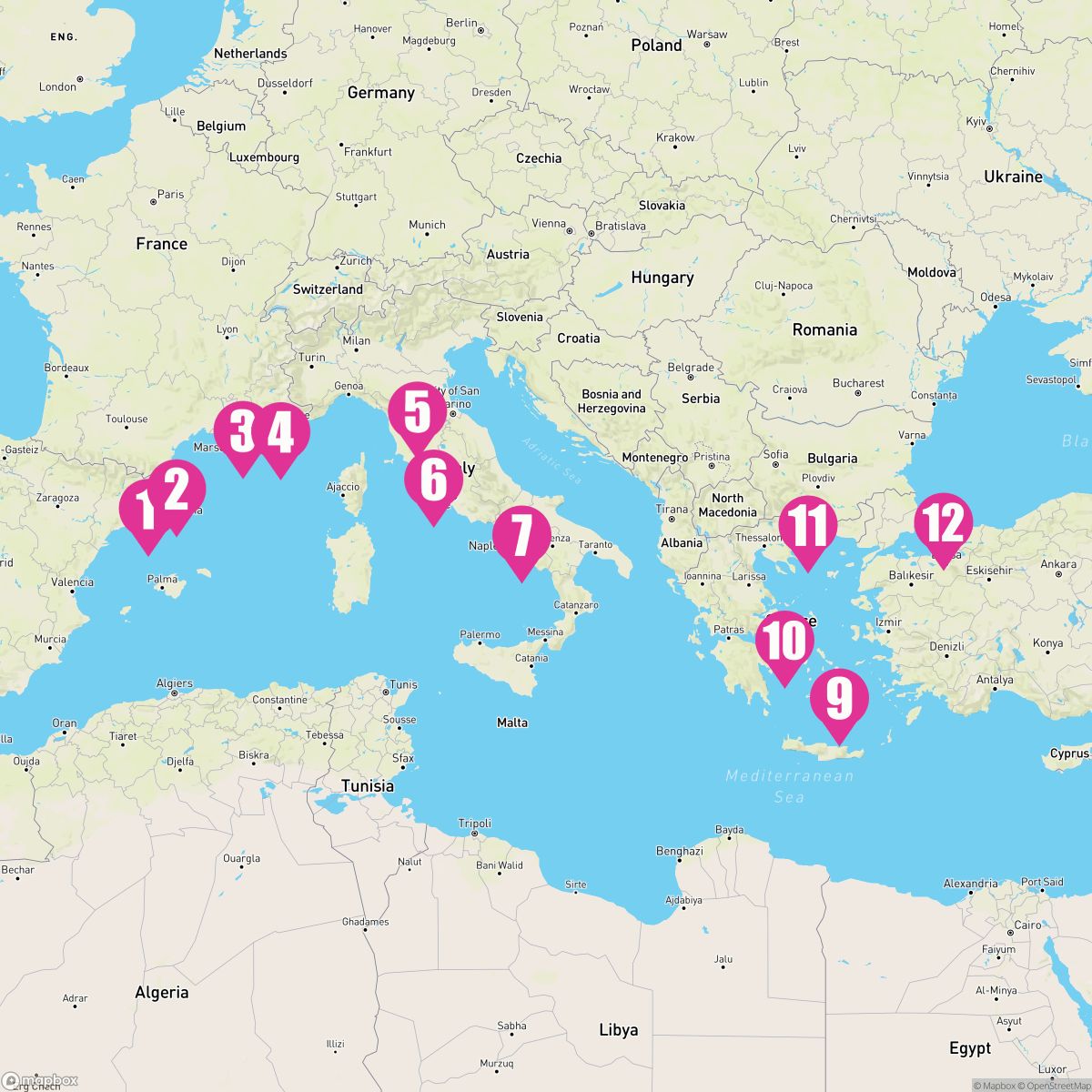 12 Night Magic In The Mediterranean (Barcelona To Istanbul)