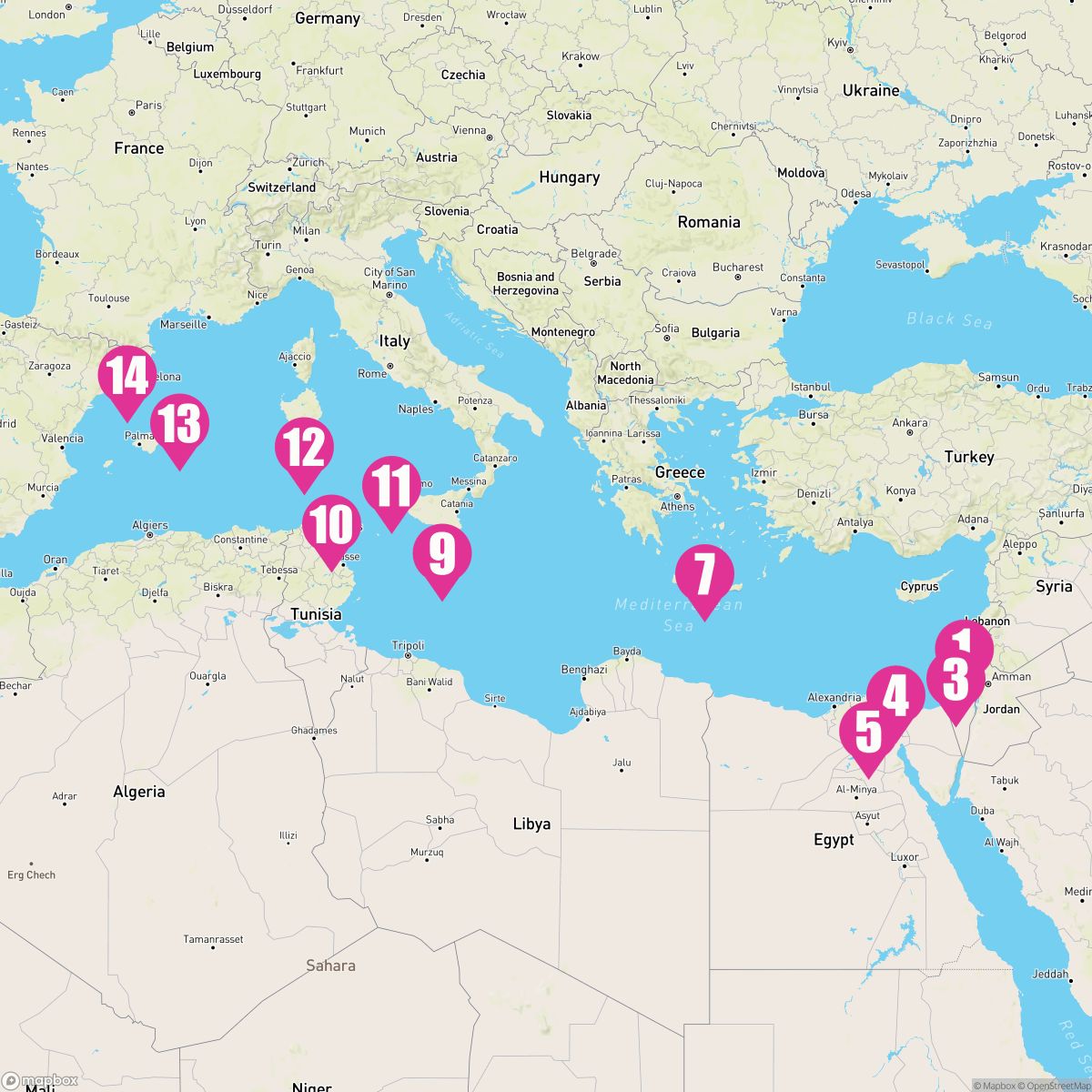 13 Night Sacred Spaces & Ancient Cultures (Jerusalem To Barcelona)