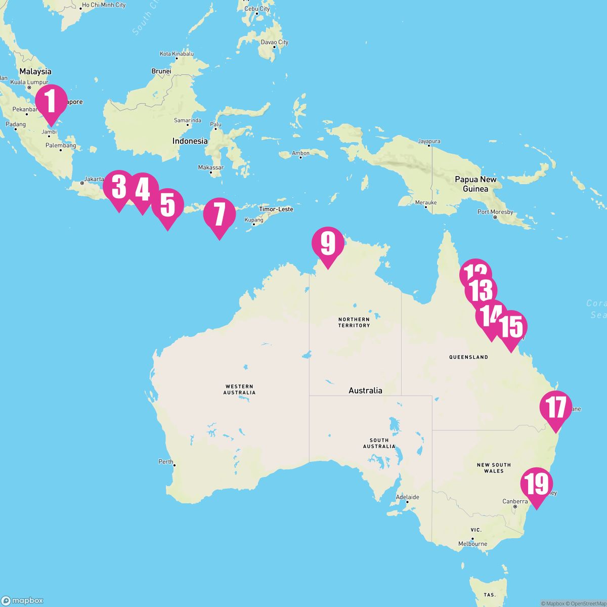 18 Night Beautiful Bali & The Barrier Reef (Singapore To Sydney)